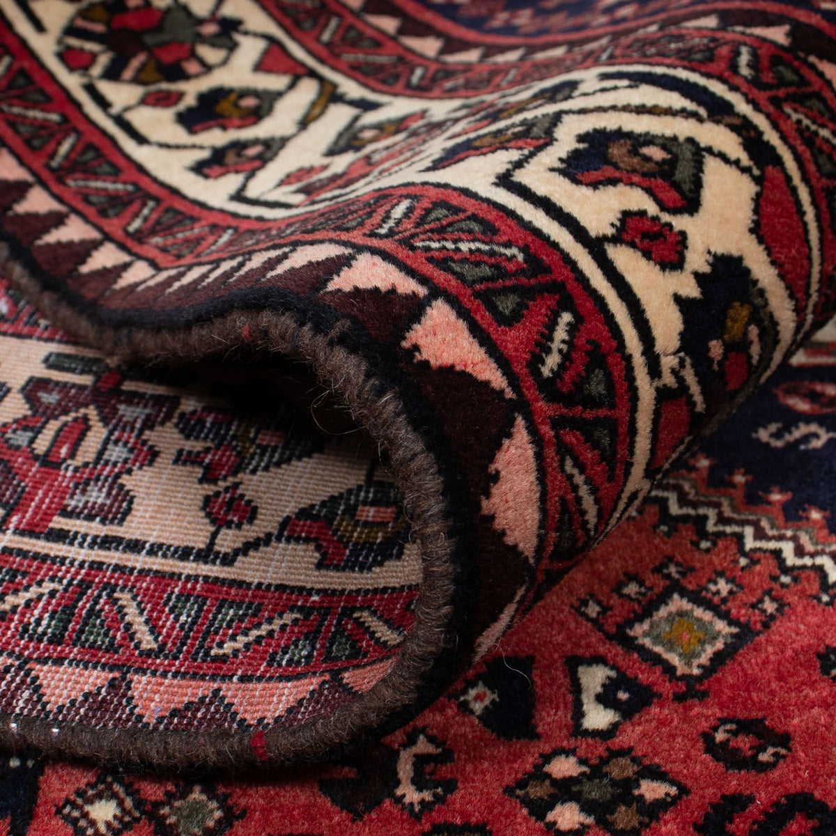 Perser Rug - Nomadic - 300 x 200 cm - dark red