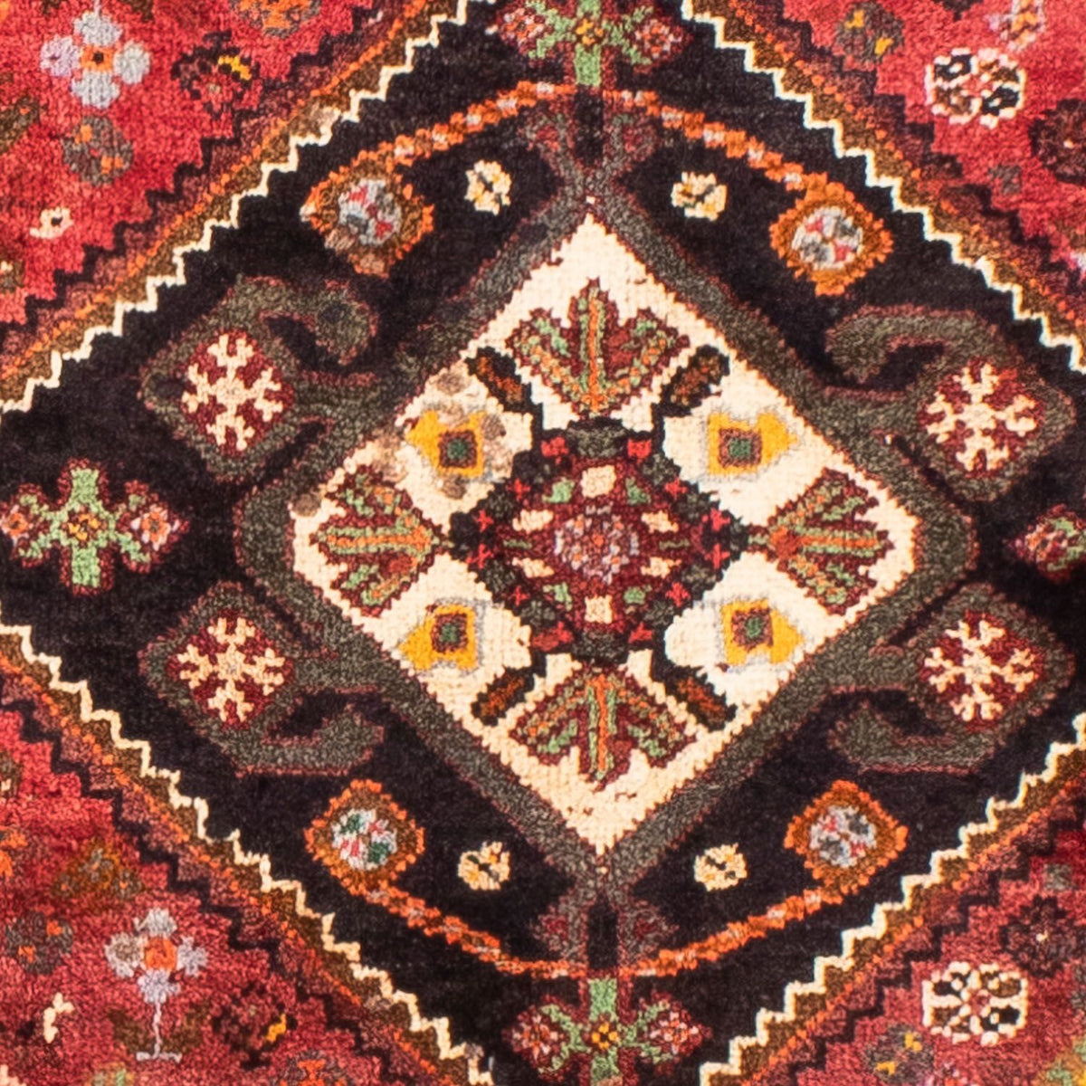 Perser Rug - Nomadic - 210 x 140 cm - dark red