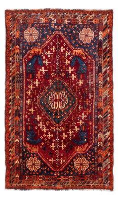 Perser Rug - Nomadic - 235 x 140 cm - dark red