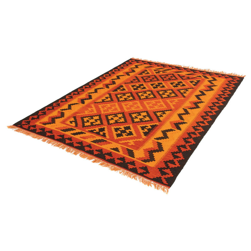 Kelim Rug - Oriental - 194 x 150 cm - light red