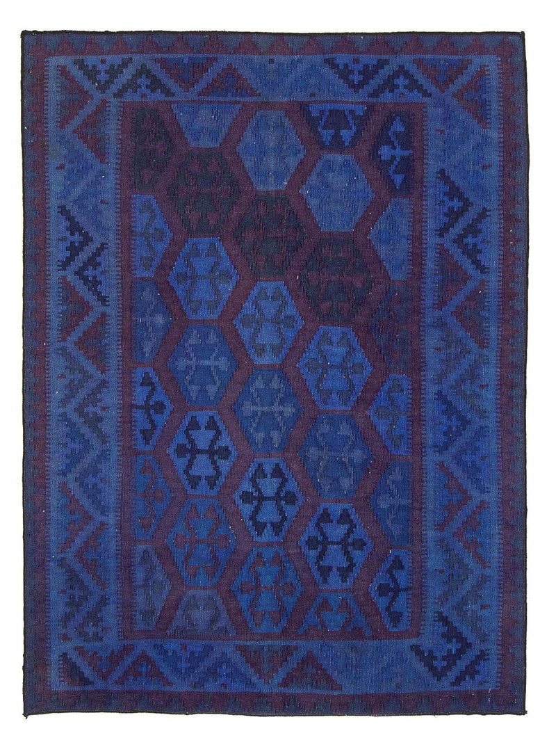 Kelim Rug - Oriental - 195 x 155 cm - blue
