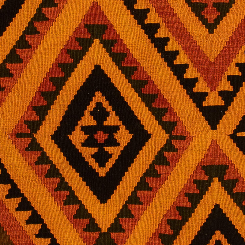 Kelim Rug - Oriental - 195 x 152 cm - dark brown