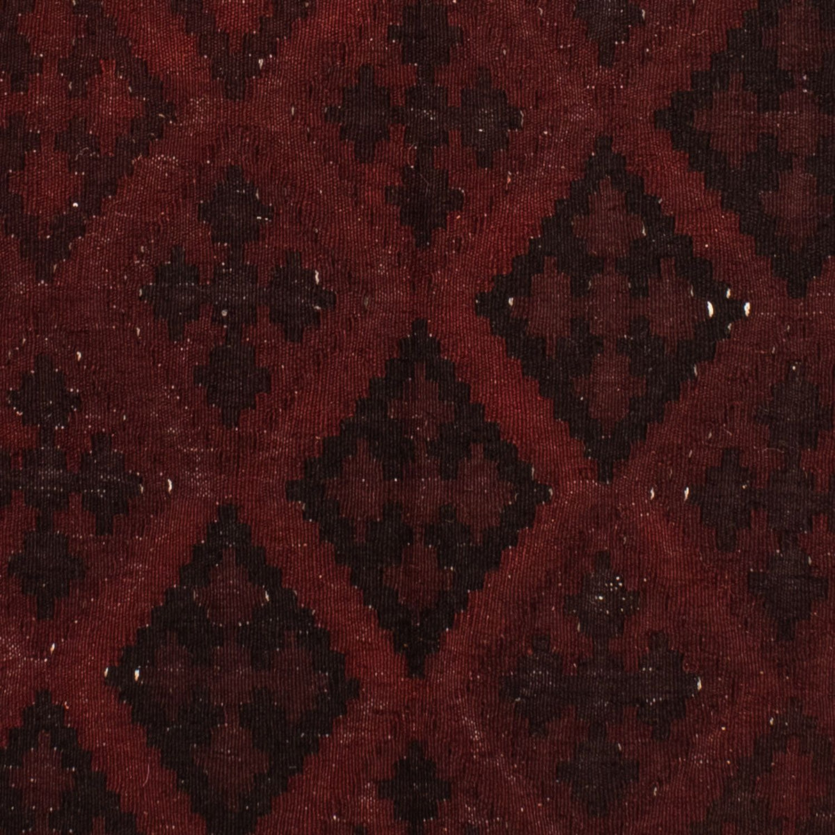 Kelim Rug - Oriental - 193 x 145 cm - dark red