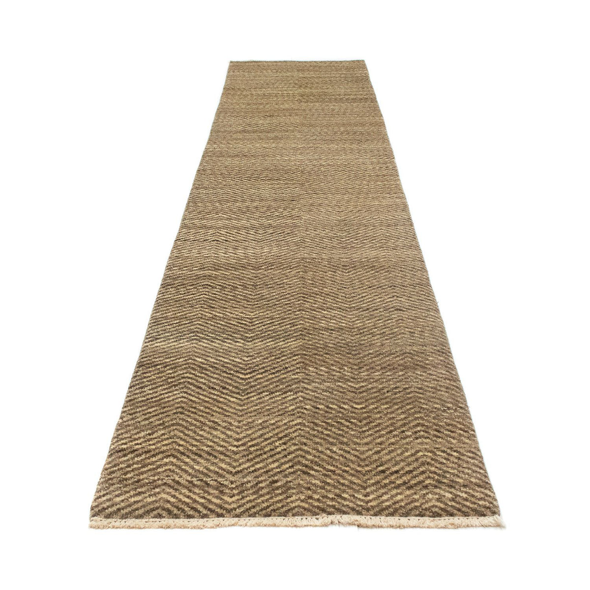 Runner Gabbeh Rug - Indus - 370 x 77 cm - beige