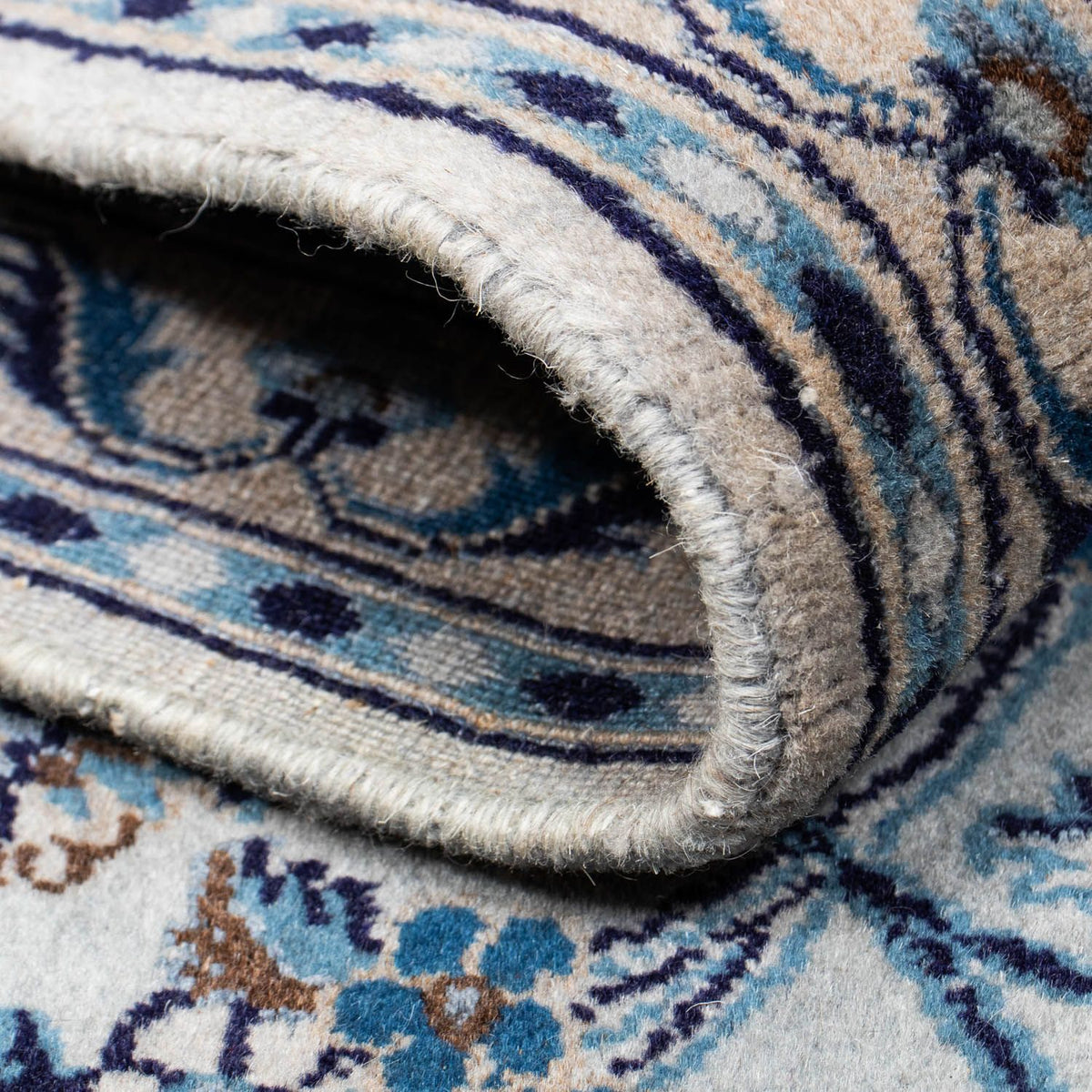 Perser Rug - Nain - 294 x 198 cm - sea blue