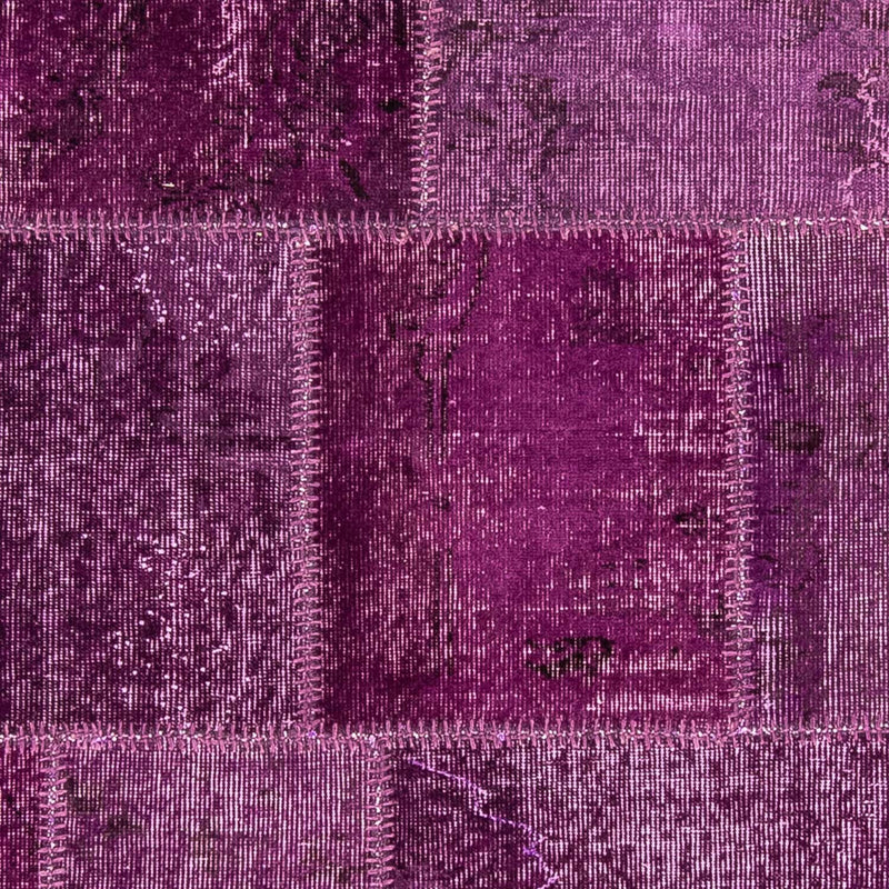 Patchwork Rug - 240 x 170 cm - purple