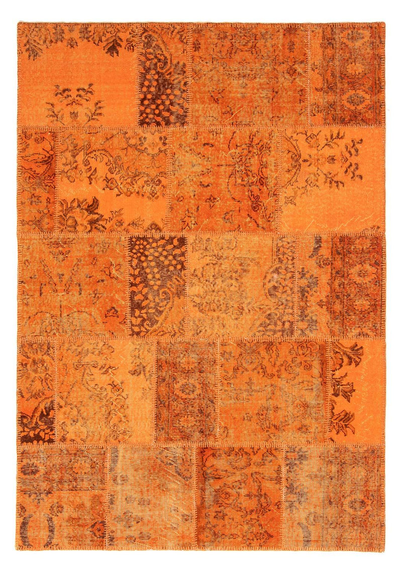 Patchwork Rug - 240 x 170 cm - brown