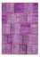 Patchwork Rug - 240 x 170 cm - purple