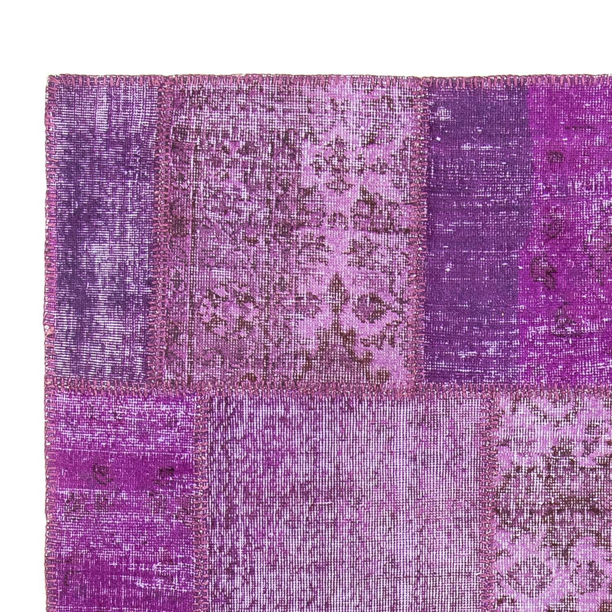 Patchwork Rug - 240 x 170 cm - purple