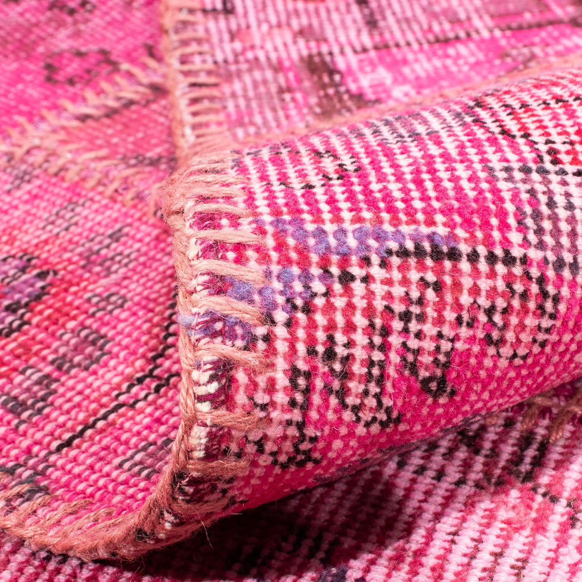 Patchwork Rug - 240 x 170 cm - multicolored