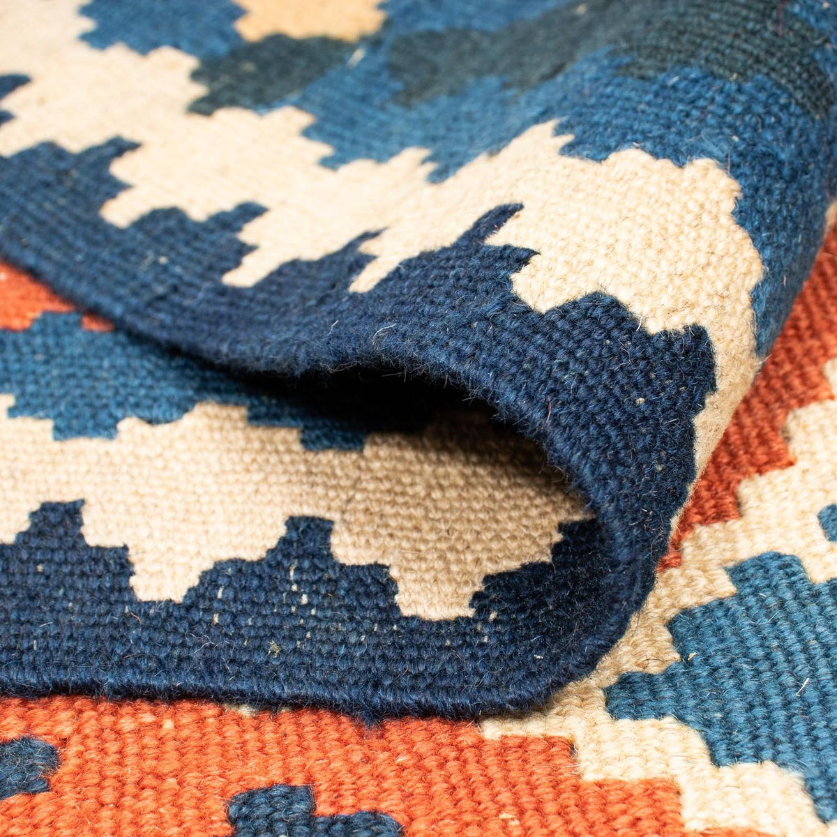 Kelim Rug - Oriental square  - 208 x 194 cm - multicolored