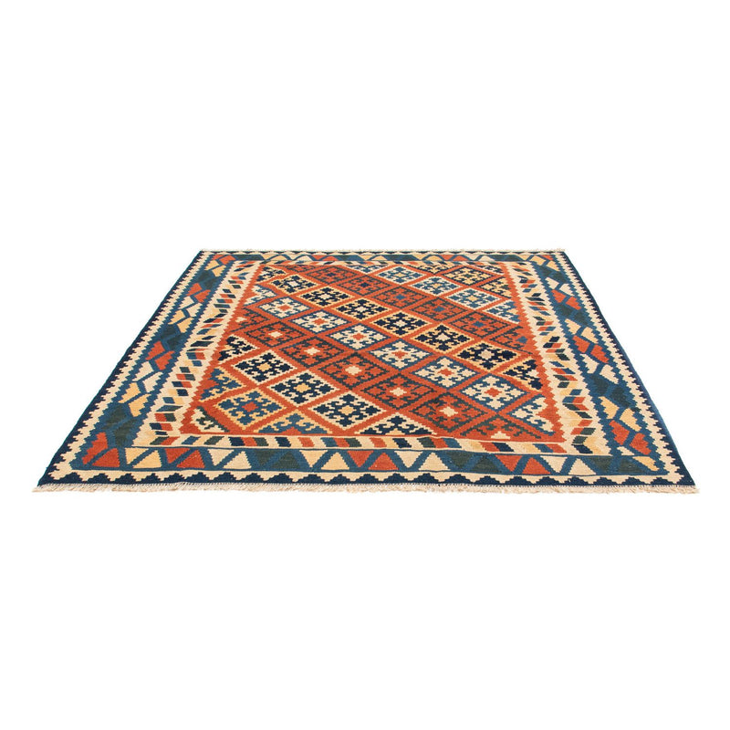 Kelim Rug - Oriental square  - 208 x 194 cm - multicolored