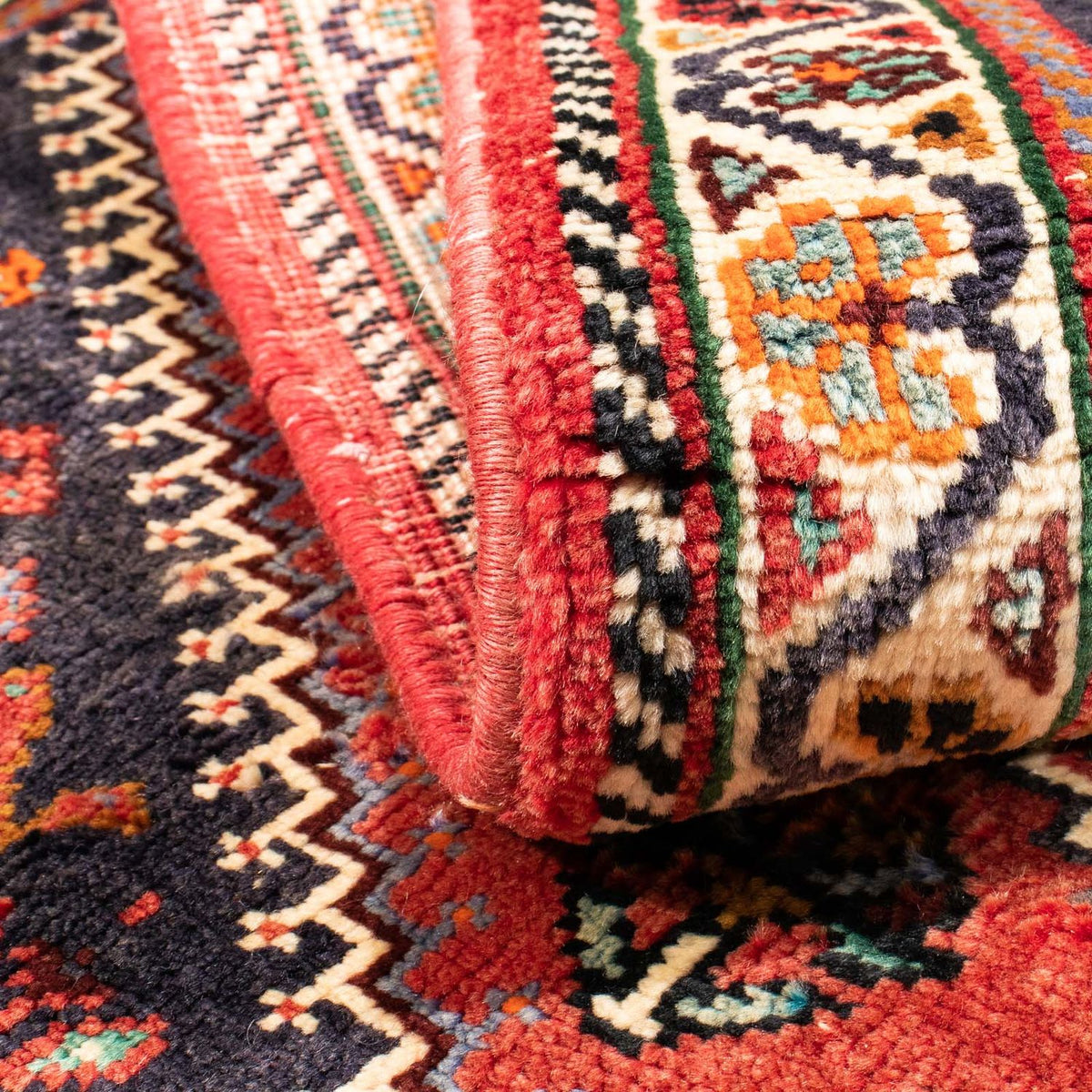 Perser Rug - Nomadic - 160 x 117 cm - red