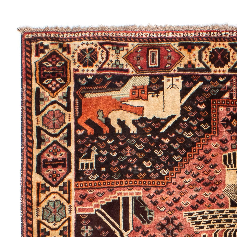 Perser Rug - Nomadic - 192 x 155 cm - light red