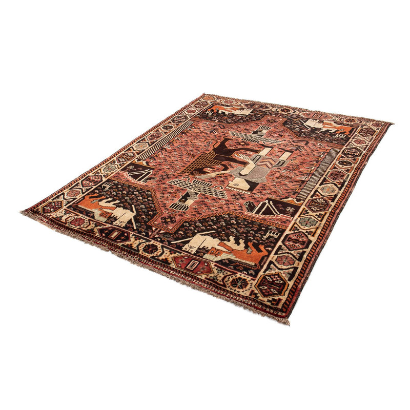 Perser Rug - Nomadic - 192 x 155 cm - light red