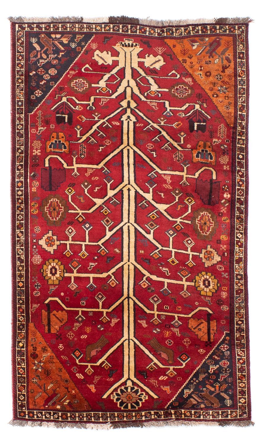 Perser Rug - Nomadic - 208 x 117 cm - dark red