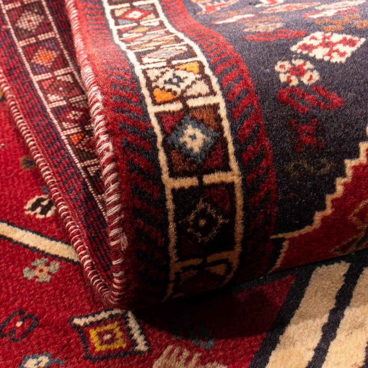 Perser Rug - Nomadic - 208 x 117 cm - dark red