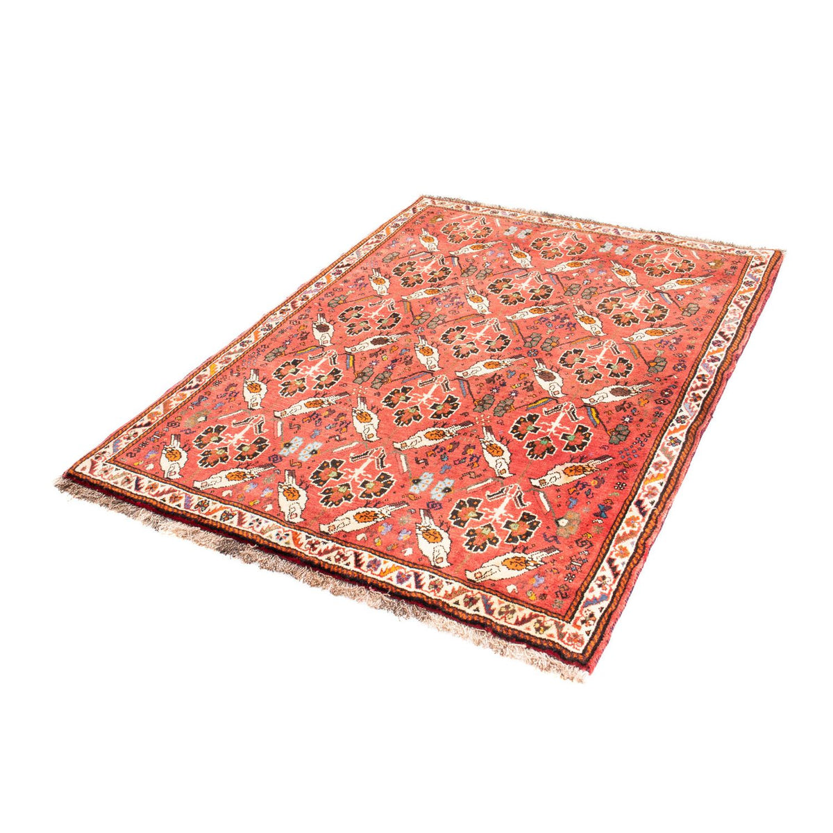 Perser Rug - Nomadic - 162 x 117 cm - light red