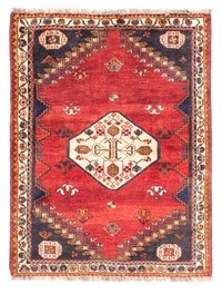 Perser Rug - Nomadic - 150 x 116 cm - dark red
