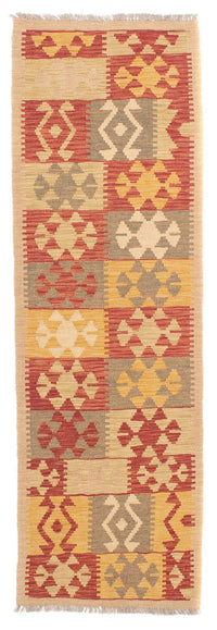 Runner Kelim Rug - Splash - 206 x 62 cm - multicolored