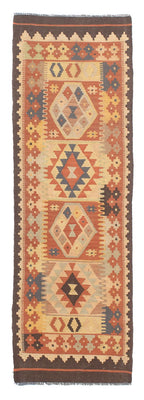 Runner Kelim Rug - Splash - 200 x 62 cm - multicolored