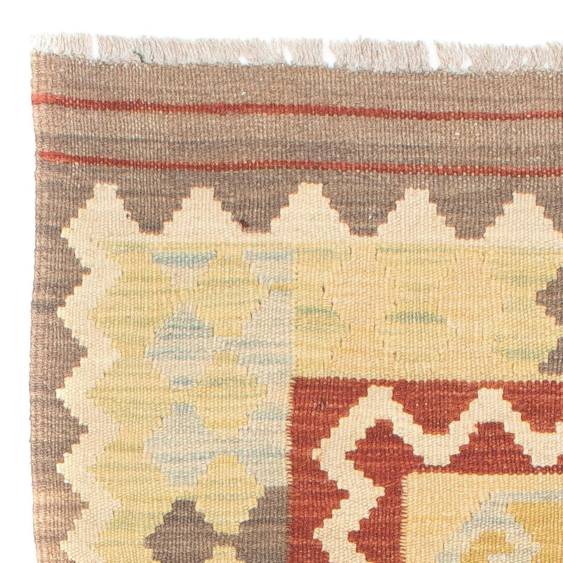 Runner Kelim Rug - Splash - 193 x 63 cm - beige