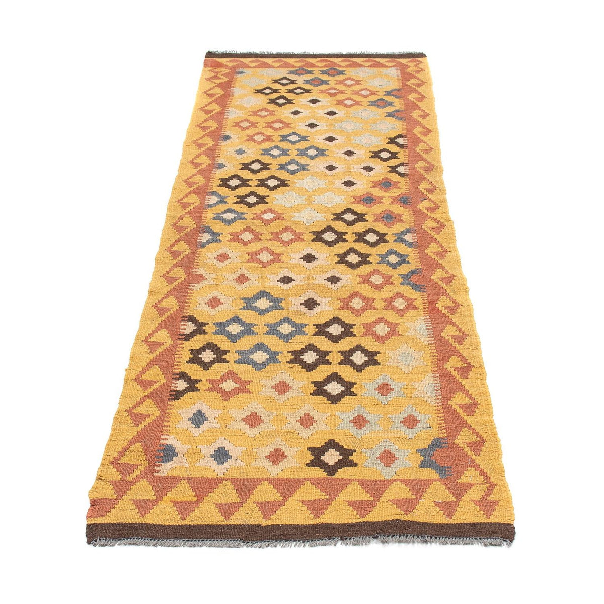 Runner Kelim Rug - Splash - 210 x 64 cm - multicolored