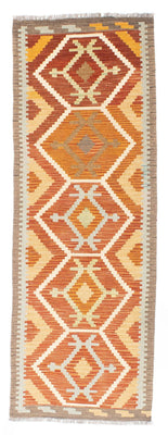 Runner Kelim Rug - Oriental - 205 x 71 cm - rust