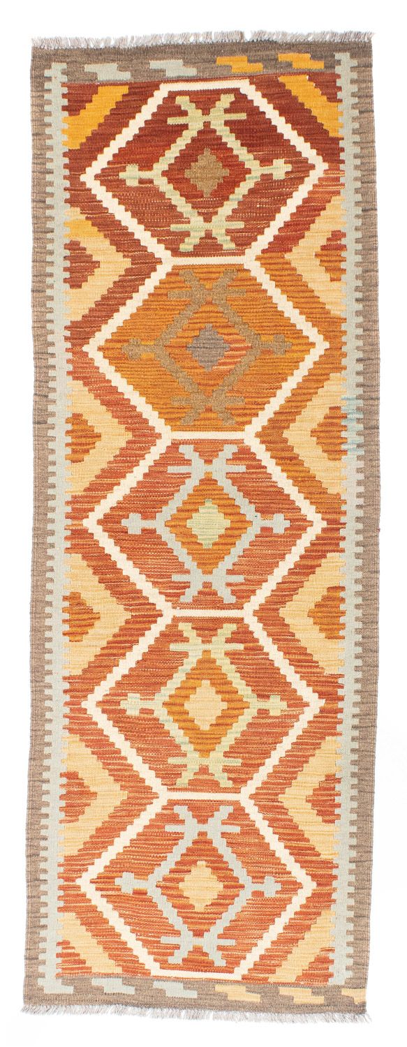 Runner Kelim Rug - Oriental - 205 x 71 cm - rust