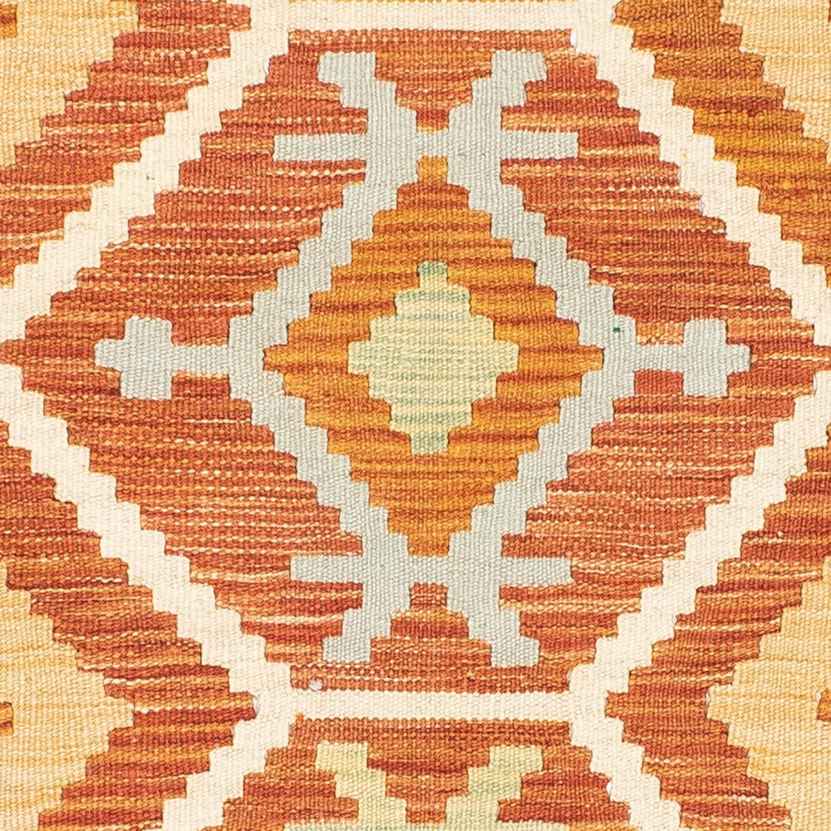 Runner Kelim Rug - Oriental - 205 x 71 cm - rust