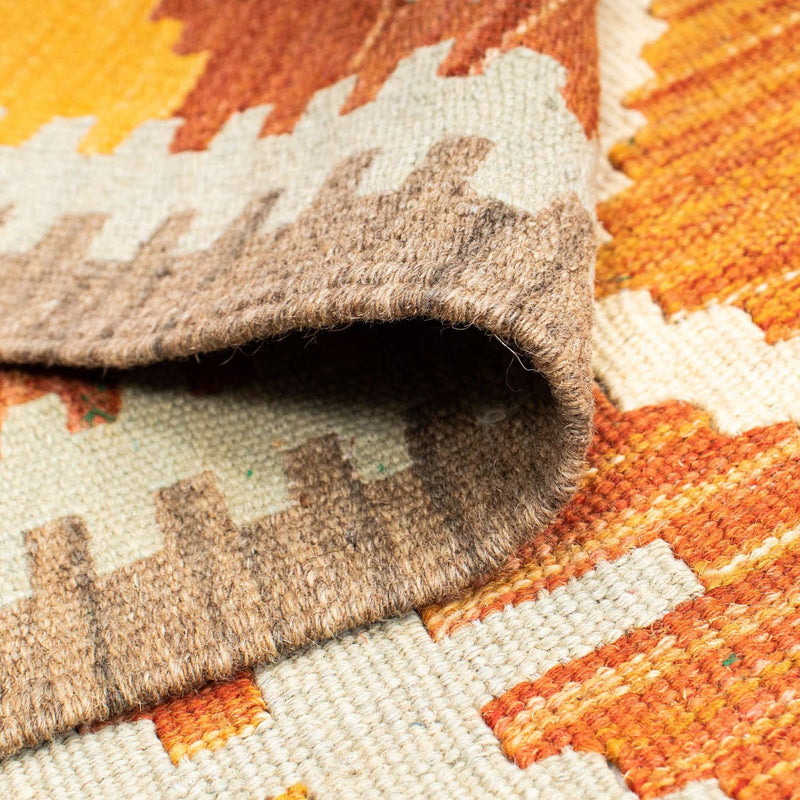 Runner Kelim Rug - Oriental - 205 x 71 cm - rust