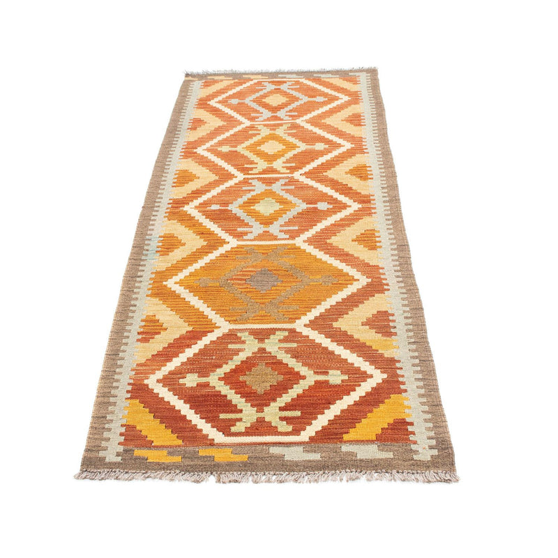 Runner Kelim Rug - Oriental - 205 x 71 cm - rust