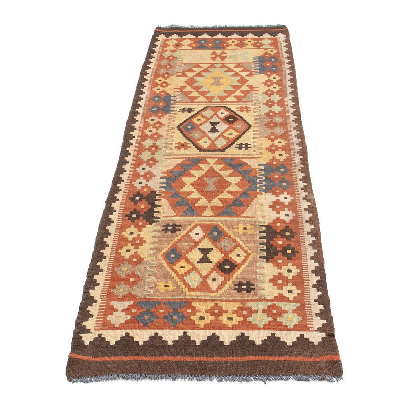 Runner Kelim Rug - Splash - 204 x 59 cm - multicolored