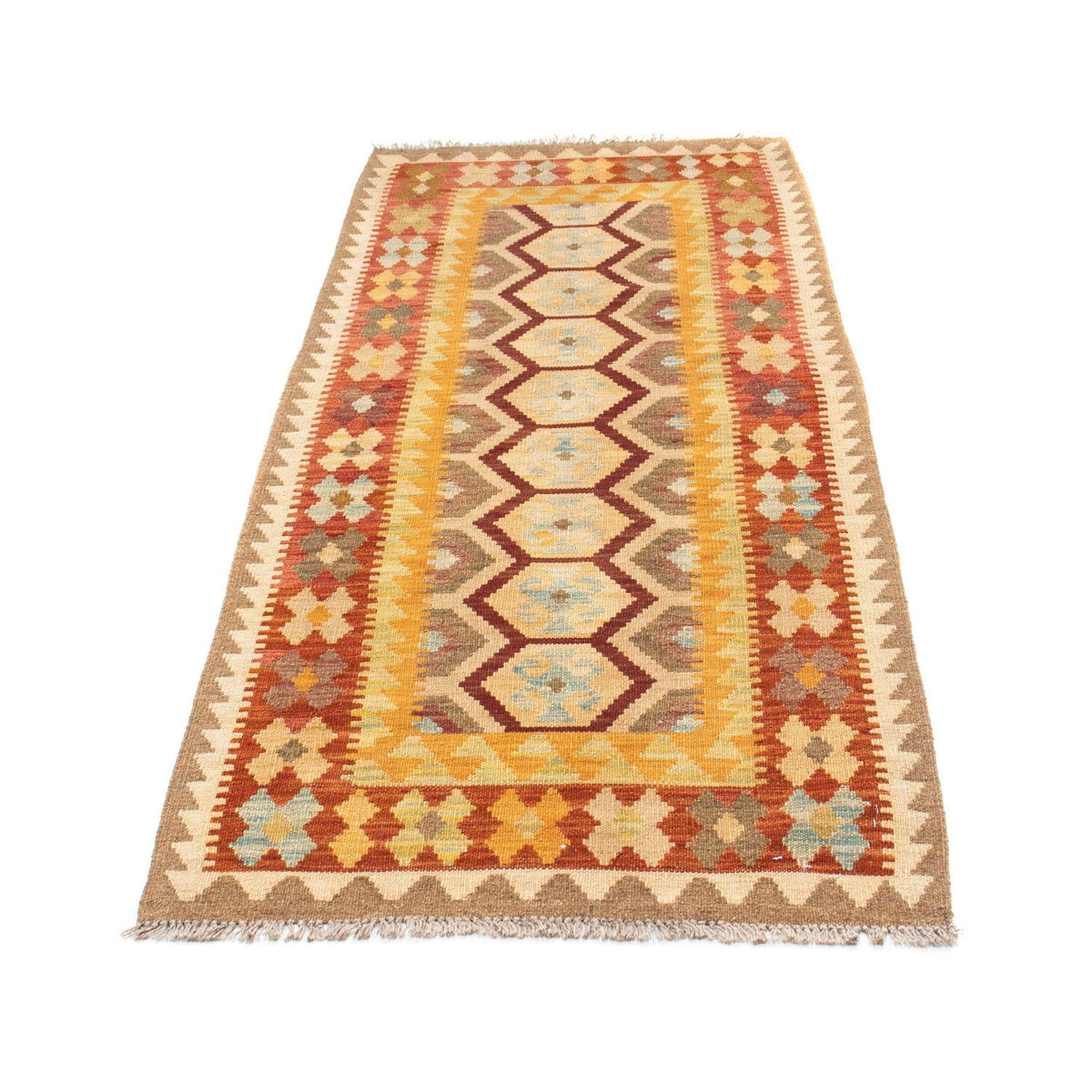 Runner Kelim Rug - Oriental - 191 x 74 cm - beige