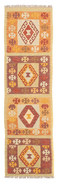 Runner Kelim Rug - Splash - 194 x 48 cm - multicolored