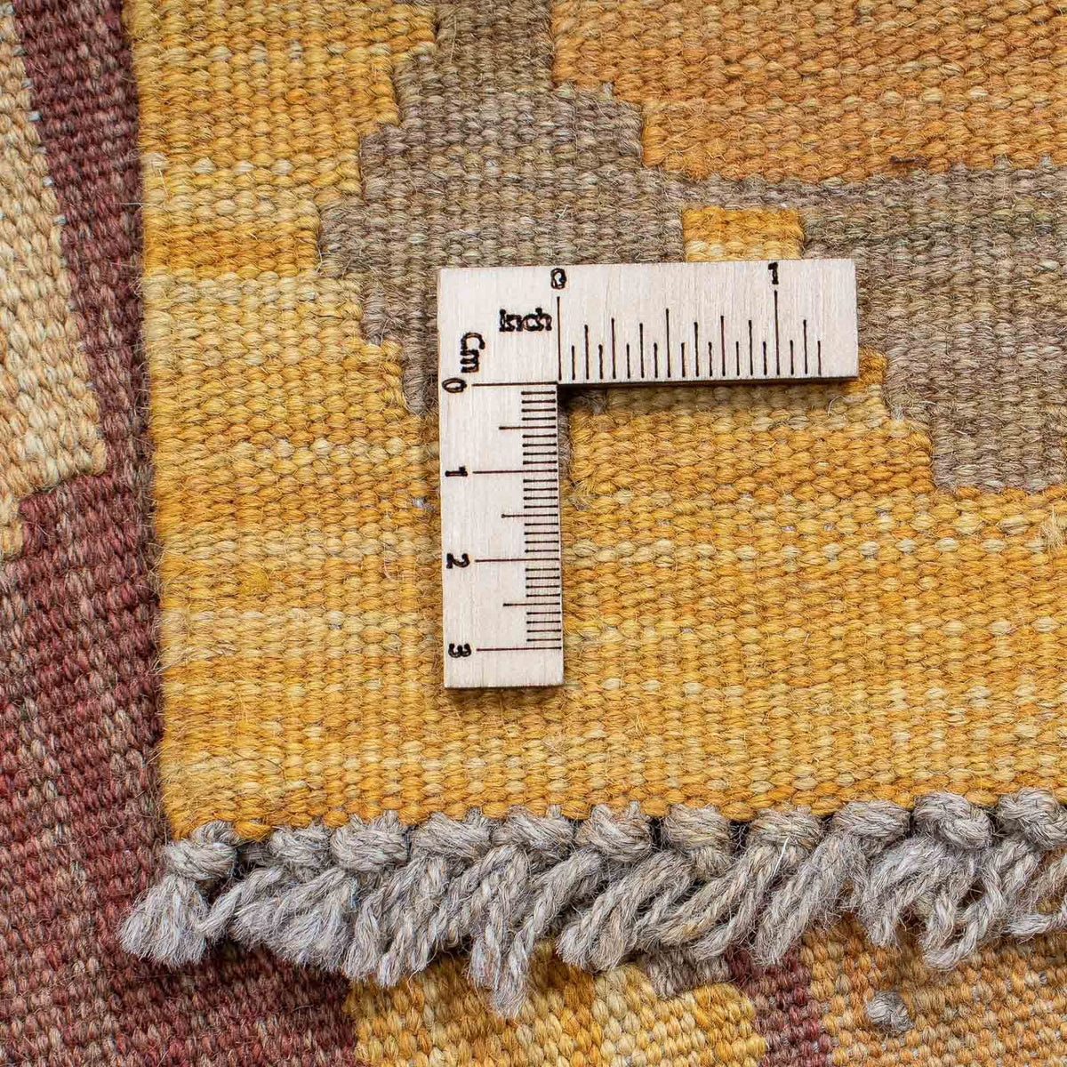 Runner Kelim Rug - Splash - 191 x 52 cm - gold