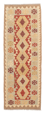 Runner Kelim Rug - Splash - 191 x 60 cm - light brown
