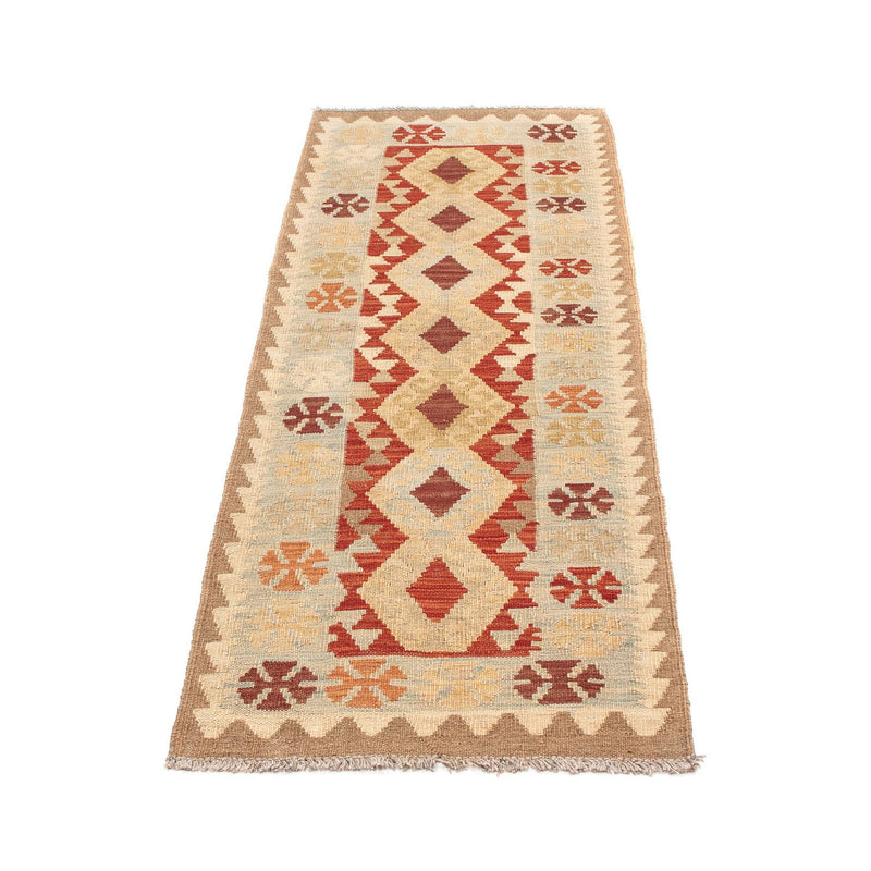 Runner Kelim Rug - Splash - 191 x 60 cm - light brown