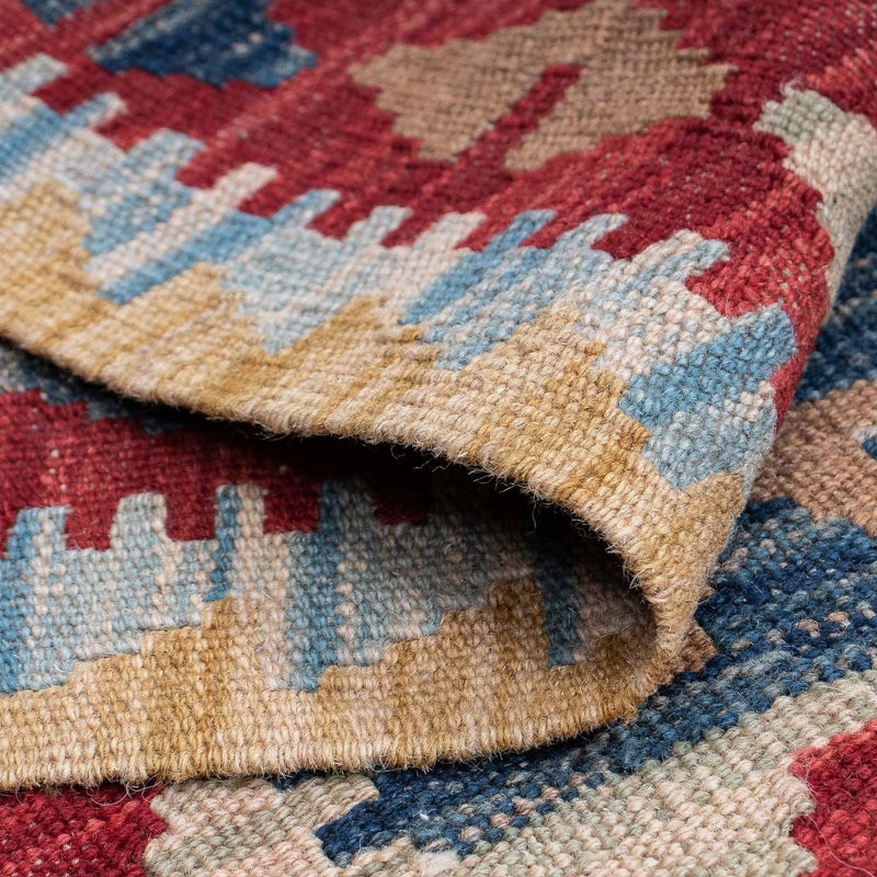 Runner Kelim Rug - Splash - 214 x 63 cm - multicolored