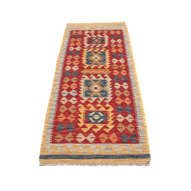Runner Kelim Rug - Splash - 214 x 63 cm - multicolored