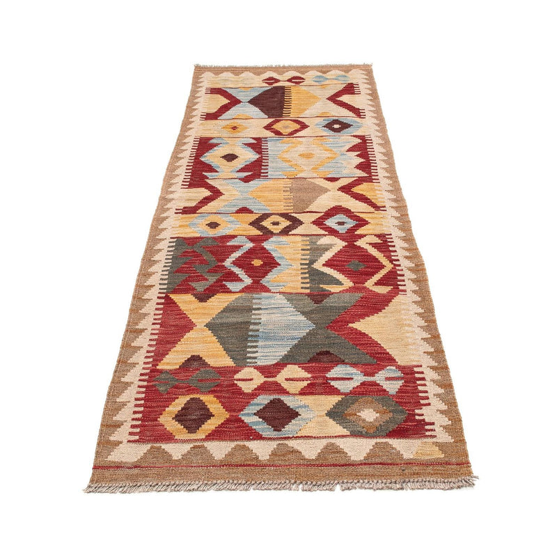 Runner Kelim Rug - Splash - 203 x 68 cm - light brown