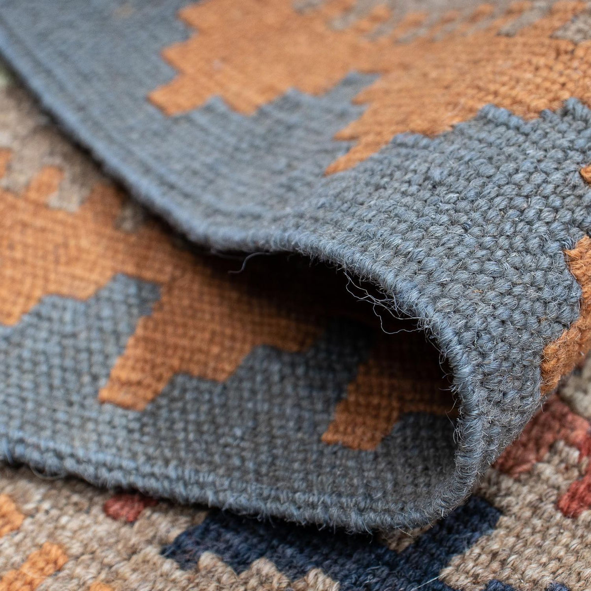 Runner Kelim Rug - Splash - 199 x 57 cm - multicolored