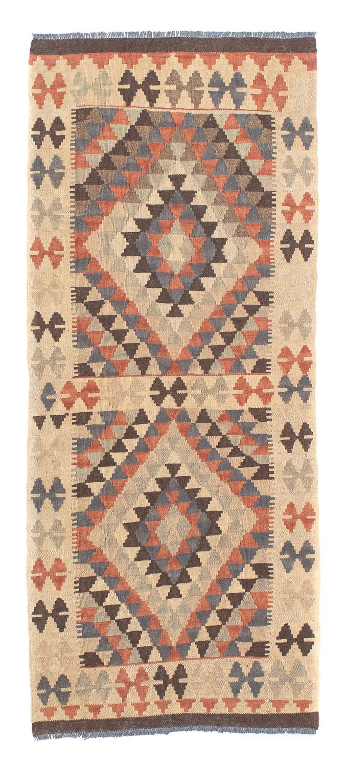 Runner Kelim Rug - Splash - 173 x 70 cm - light brown