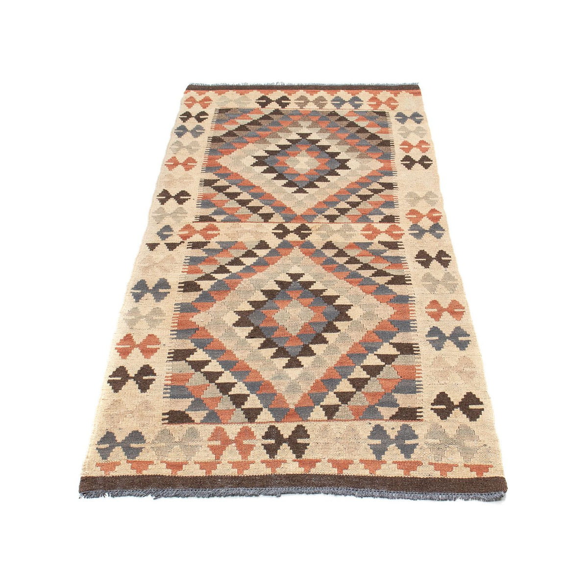 Runner Kelim Rug - Splash - 173 x 70 cm - light brown