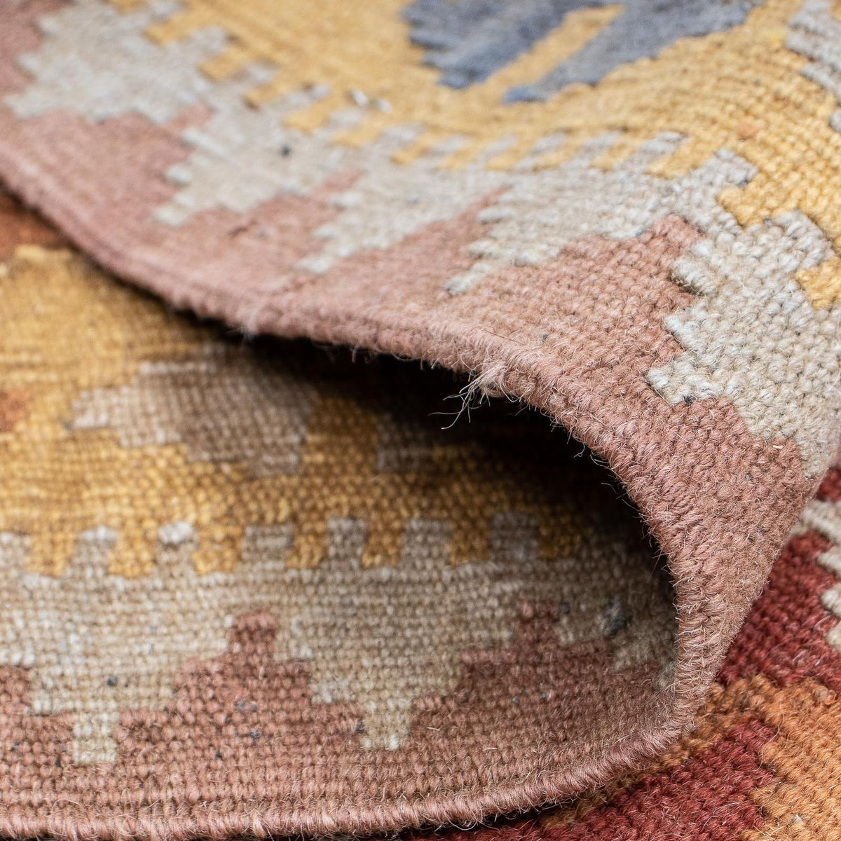 Runner Kelim Rug - Splash - 197 x 62 cm - multicolored