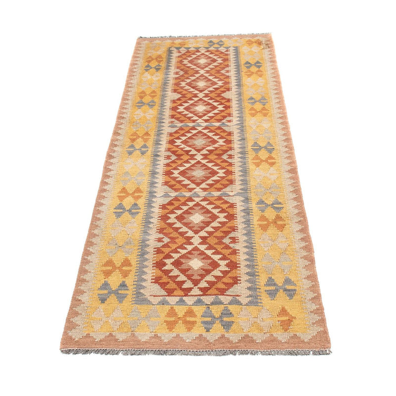 Runner Kelim Rug - Splash - 197 x 62 cm - multicolored