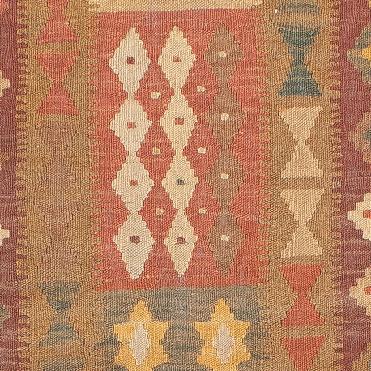 Runner Kelim Rug - Splash - 321 x 91 cm - multicolored