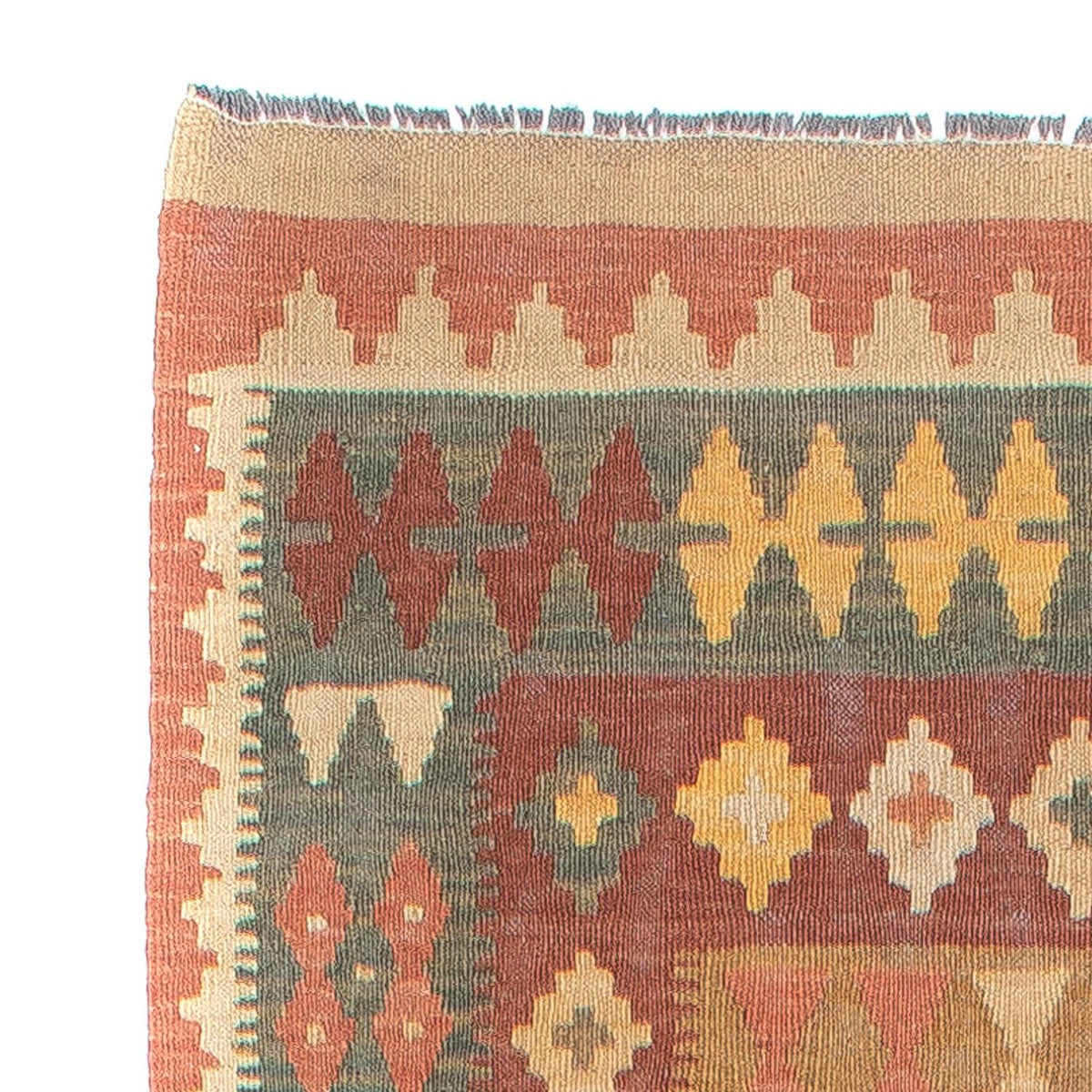 Runner Kelim Rug - Splash - 321 x 91 cm - multicolored