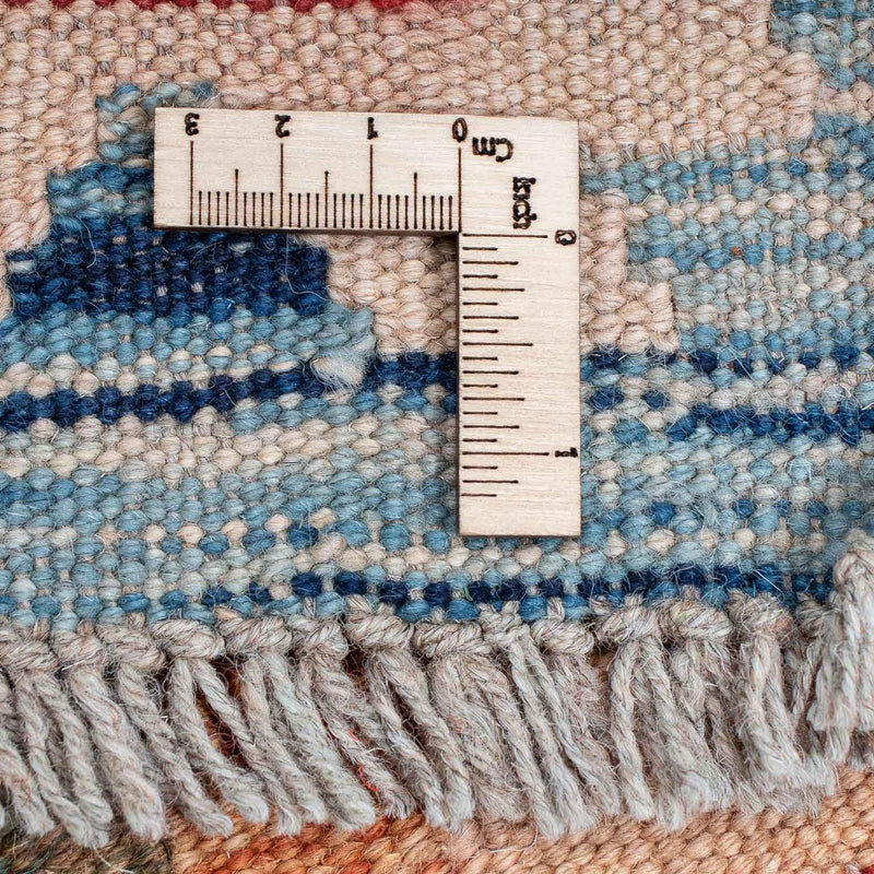 Runner Kelim Rug - Splash - 389 x 81 cm - multicolored