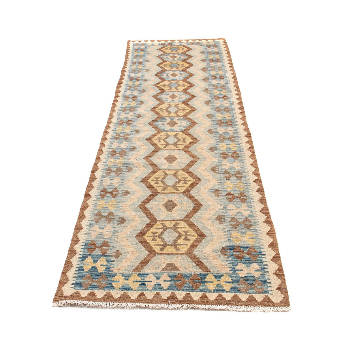 Runner Kelim Rug - Splash - 302 x 80 cm - multicolored